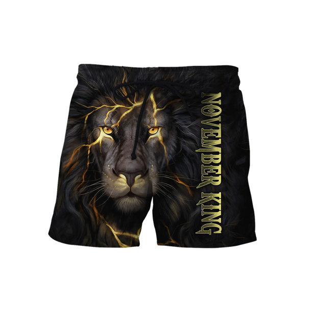 November Lion 3D All Over Printed Unisex Shirts Pi21012111