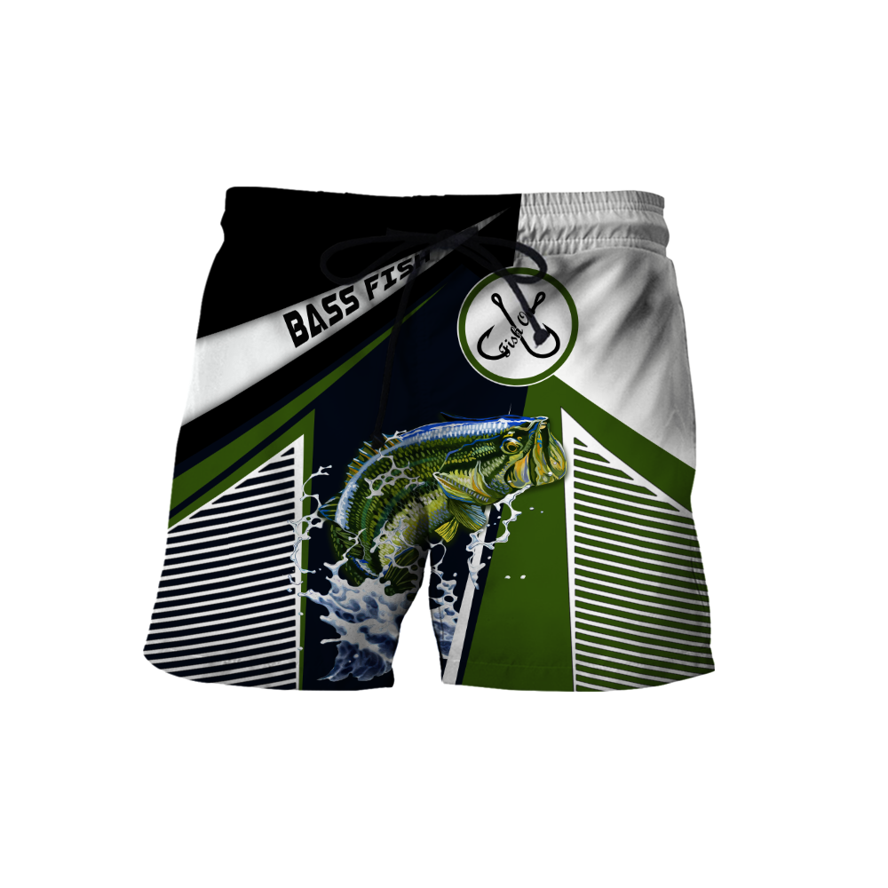 Custom name Bass Fishing in my head 3D design print shirts