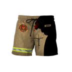 Customize Name Firefighter 3D All Printed Hoodie For Men And Women MH08012001