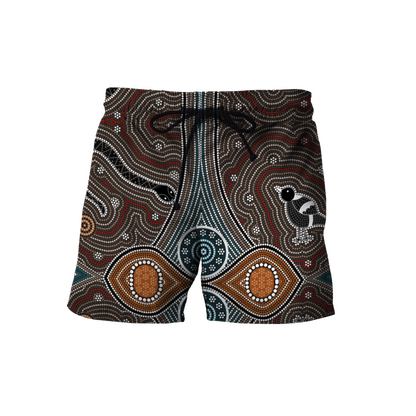 Custom name Proud to be aboriginal Totem Brown 3d printed summer shirts