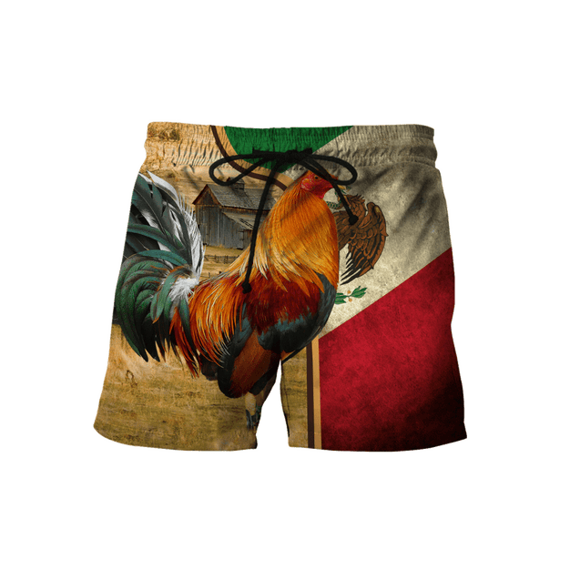 Rooster Mexico 3D All Over Printed Hoodie HHT29042103