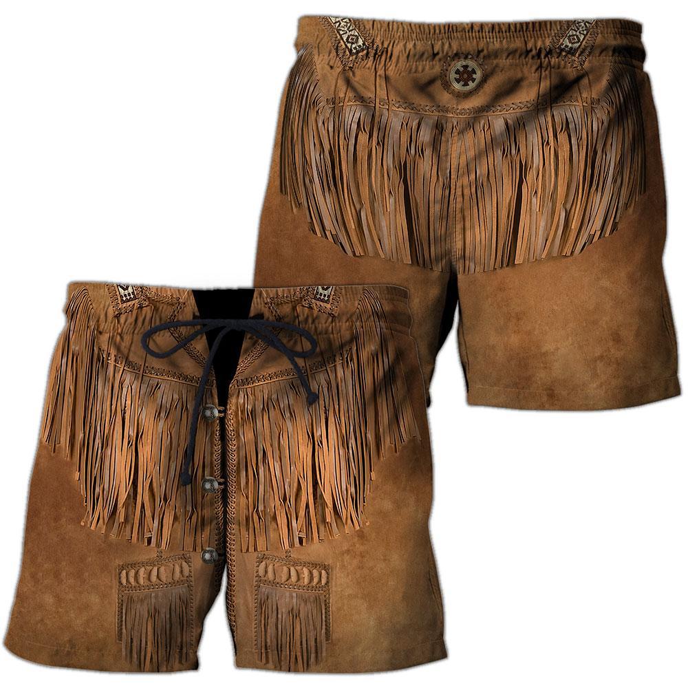 Native Cowboy Jacket No24 Cosplay 3D Over Printed Unisex Deluxe Hoodie ML