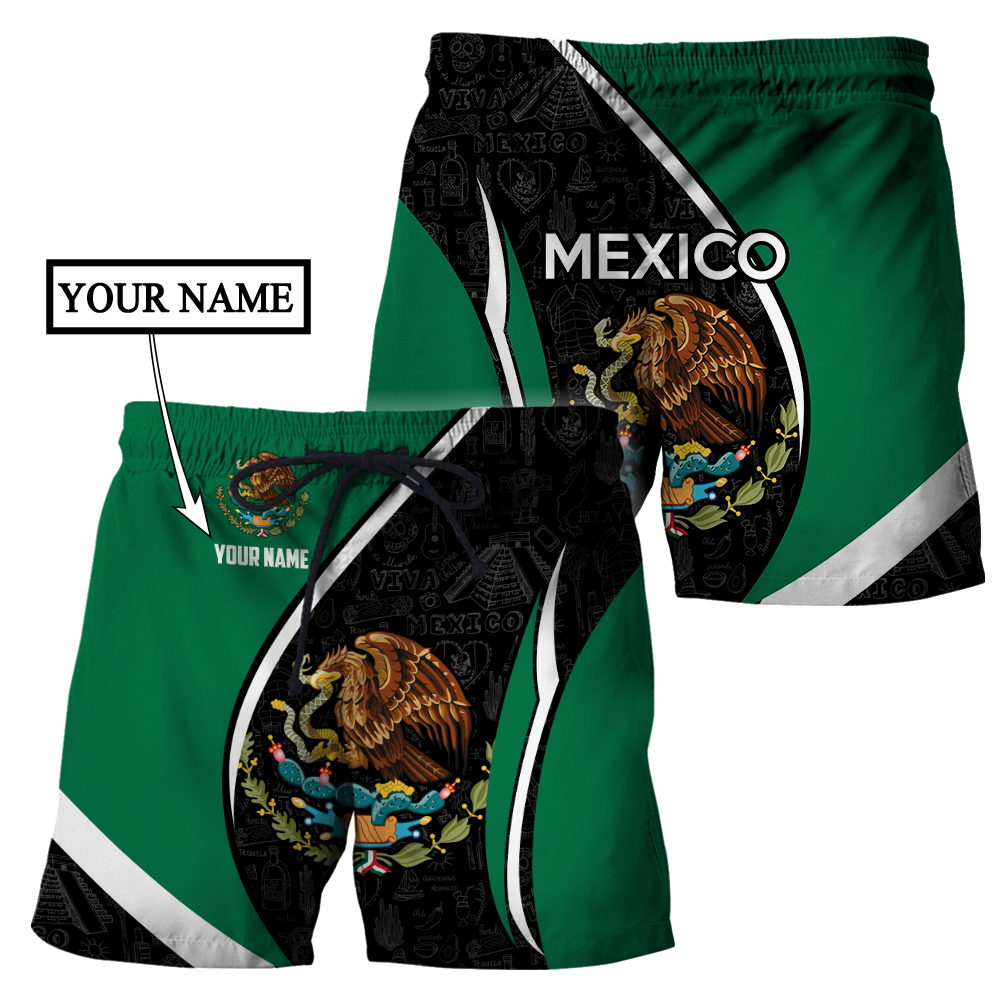 Persionalized Mexico 3D All Over Printed Unisex Hoodie