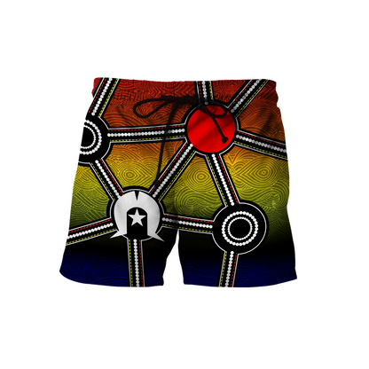 Custom name Aboriginal heal the sun and spirit 3D print shirts