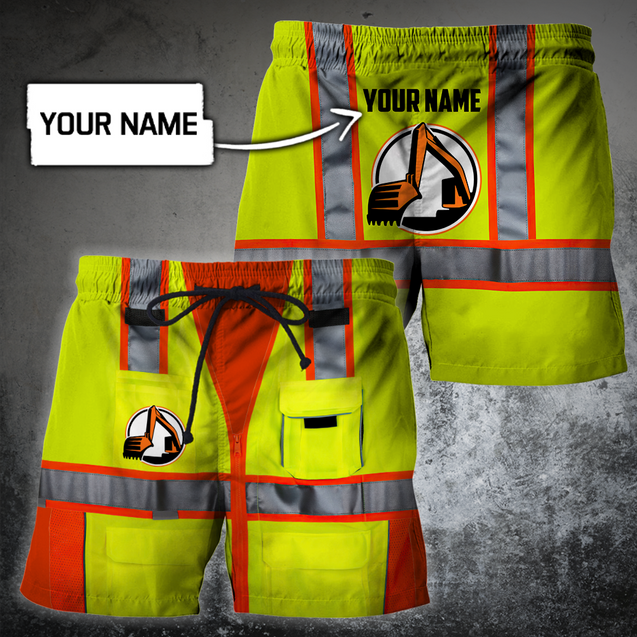 Customize Name Heavy Equipment Operator 3D All Over Printed Unisex Shirts