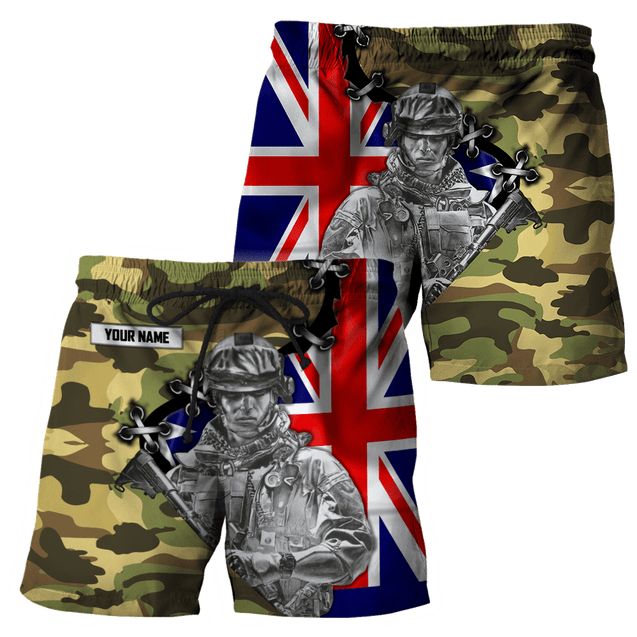 Personalized Australian Army Anzac Day 3D Printed Unisex Shirts TN