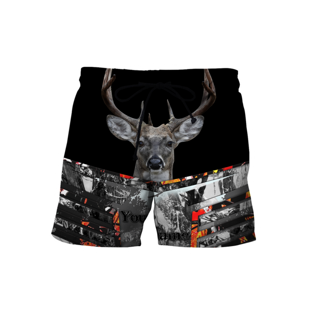 Persionalized Name - Deer Hunting Camo 3D All Over Printed Unisex Shirts