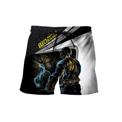 Premium Personalized 3D Printed Electrician Shirts MEI