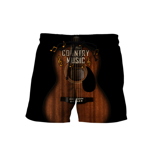 Country Music Guitar Musical Instrument 3D All Over Printed Shirts For Men And Women