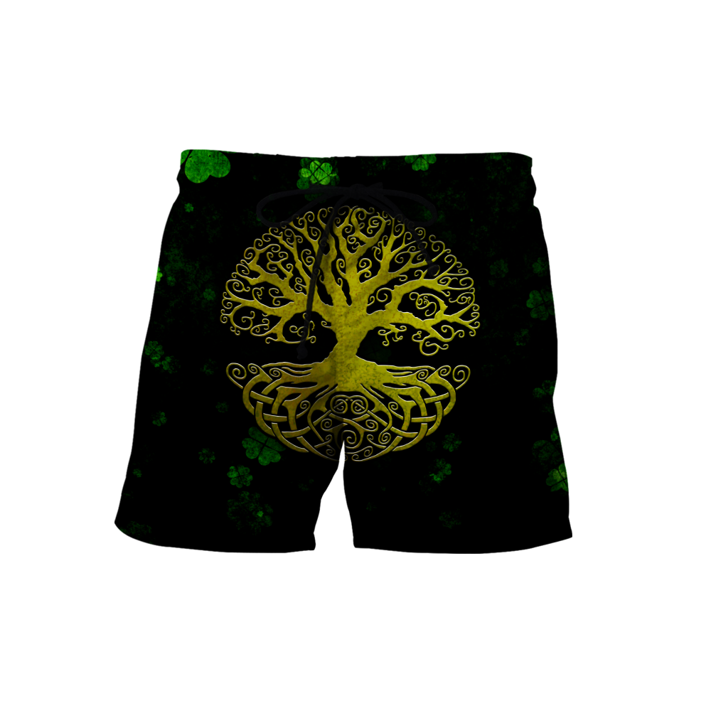 Irish tree of life St.Patrick day 3d hoodie shirt for men and women custom name
