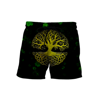 Irish tree of life St.Patrick day 3d hoodie shirt for men and women custom name