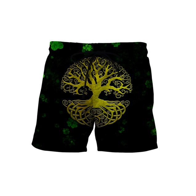 Irish tree of life St.Patrick day 3d hoodie shirt for men and women custom name