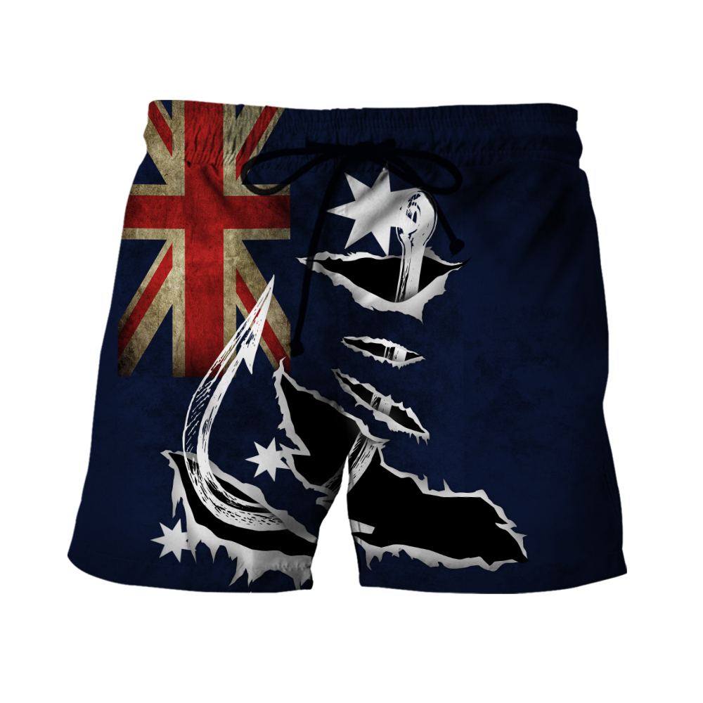 Custom name Hooked on fishing Australia design 3d print shirts