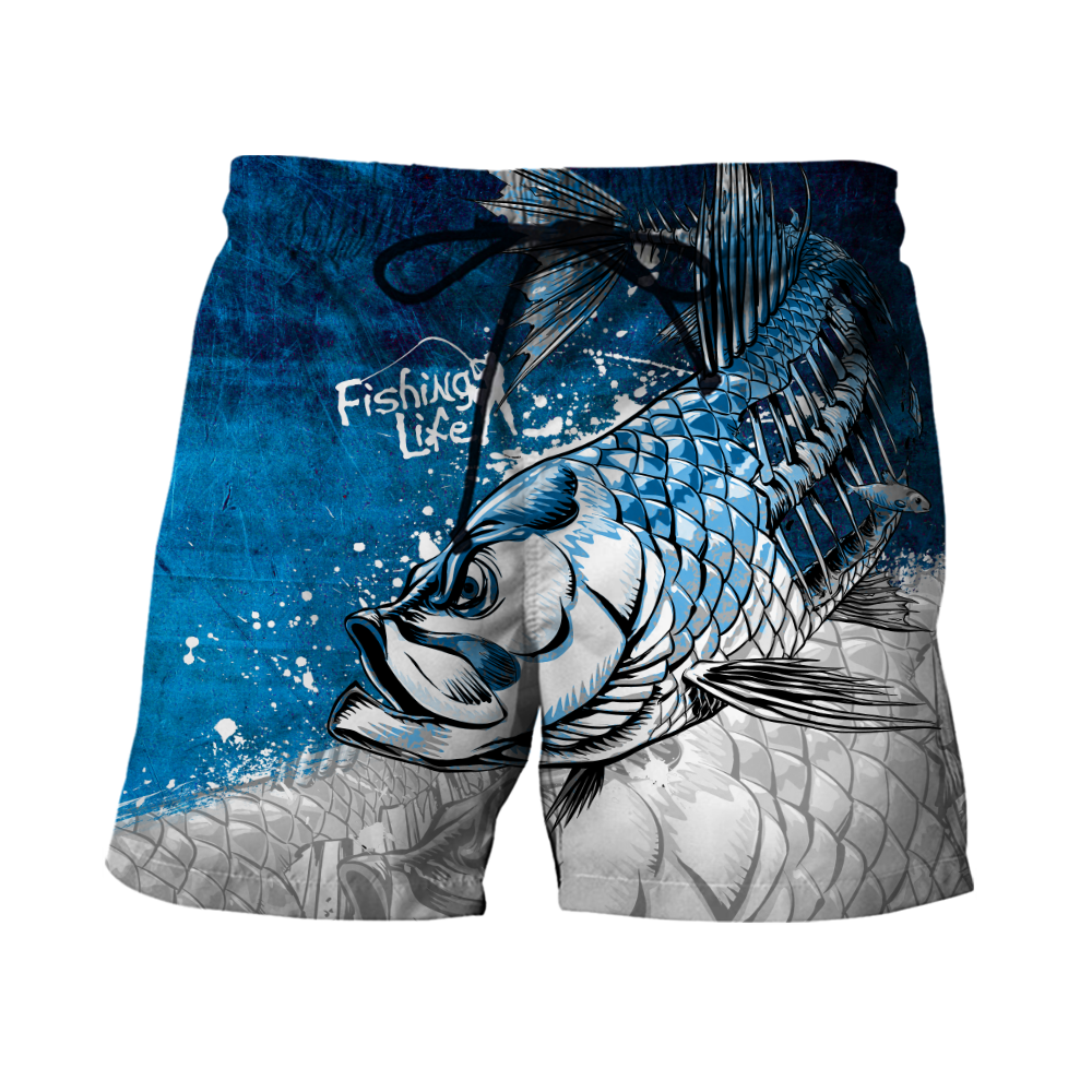 Fishing Life Draw Hungry fish 3d print shirts