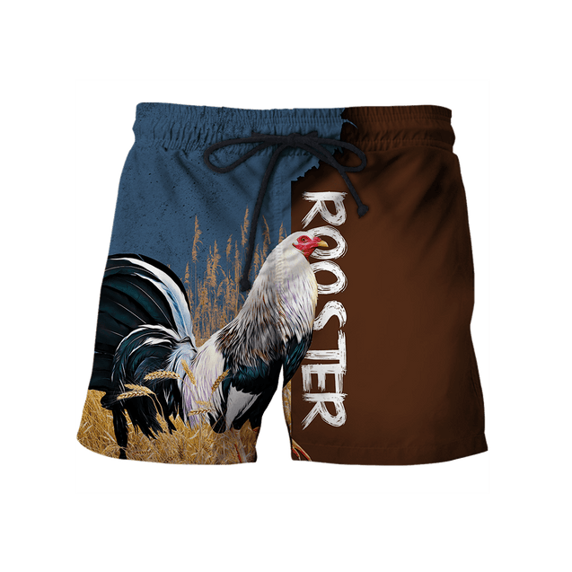 Premium Rooster 3D All Over Printed Unisex Shirts