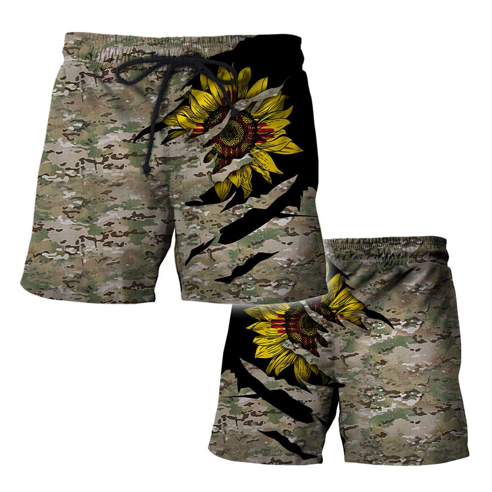 New Mexico Sunflower Camo 3D All Over Printed Unisex Shirts