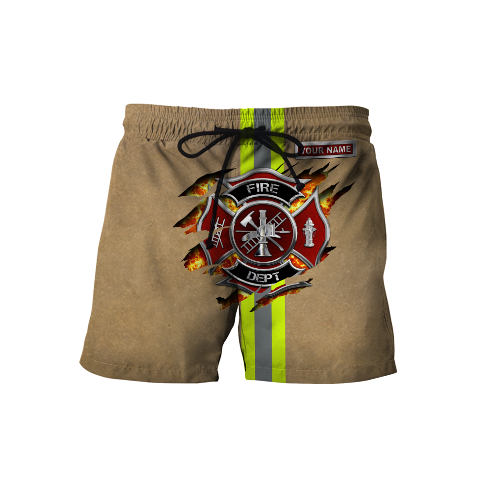 Customize Name Firefighter Hoodie Shirts For Men And Women