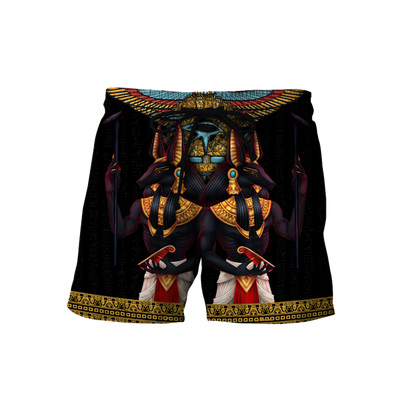 Anubis Horus eye and egyptian falcon 3D Shirts