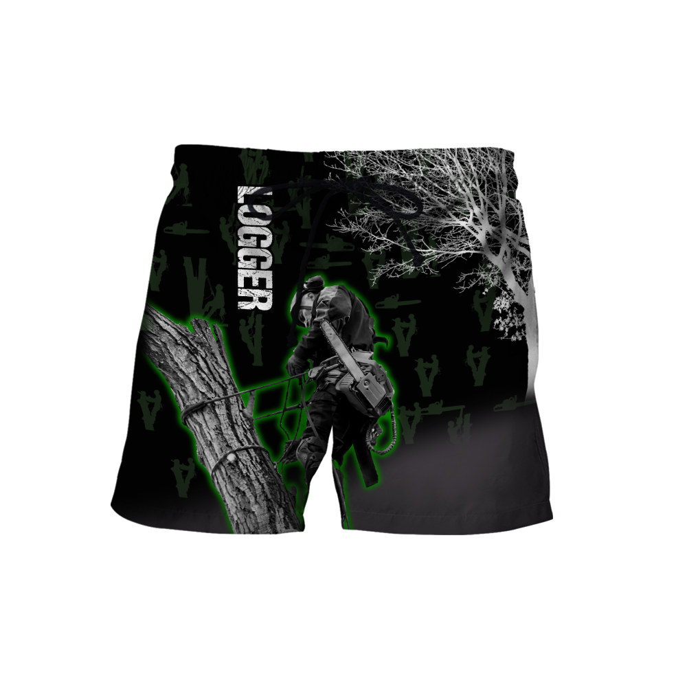 Premium Personalized 3D Printed Logger Shirts MEI