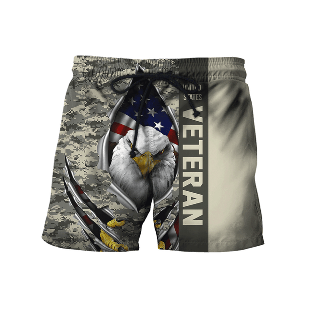 Eagle US Veteran 3D All Over Printed Hoodie AM24052108