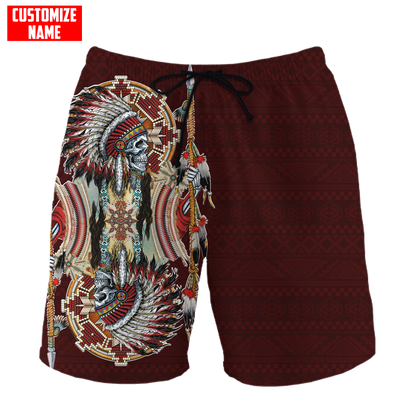 Customized name Native American 3D All Over Printed Unisex Shirts