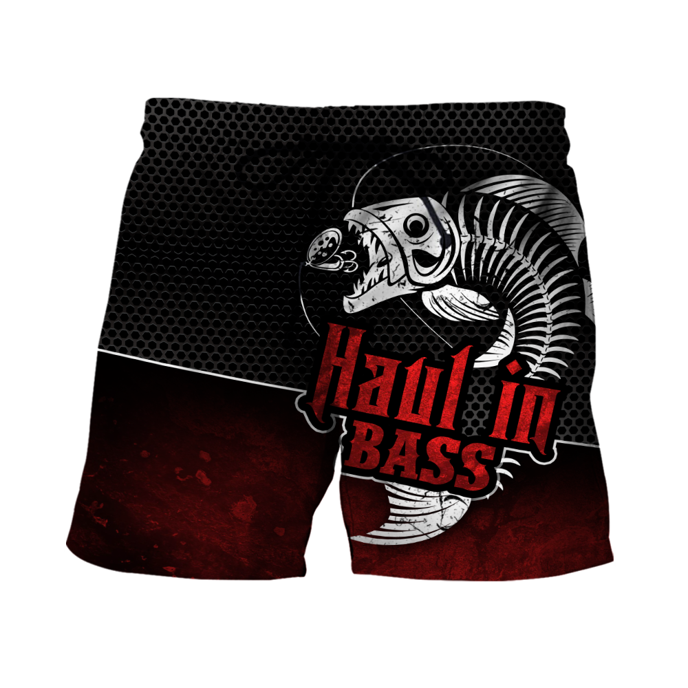 Haul in Bass Fishing Red Reaper 3d print shirts