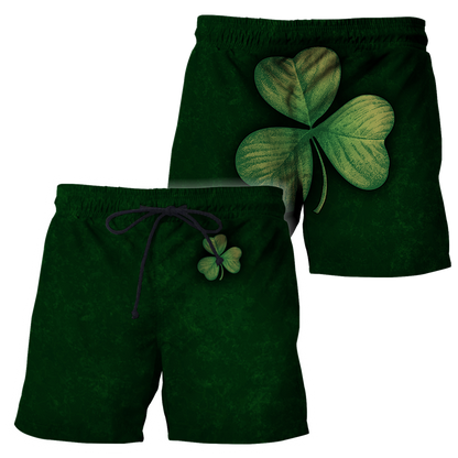 Irish shamrock St.Patrick day 3d hoodie shirt for men and women custom name