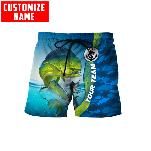 Custom name Mahi mahi fishing Team Billfish 3D Design Printed Shirts