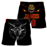 3D All Over Printed Hockey Satanic Unisex Shirts Custom Name Custom number  XT