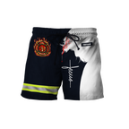 Customize Name Firefighter 3D All Printed Hoodie For Men And Women MH08012003