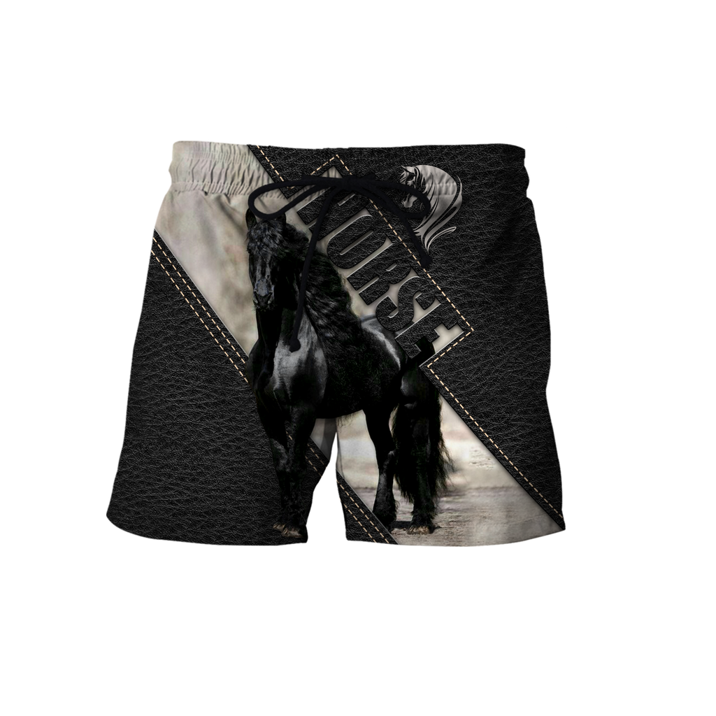 Black Horse 3D All Over Printed Hoodie Pi112058XT