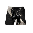 Black Horse 3D All Over Printed Hoodie Pi112058XT