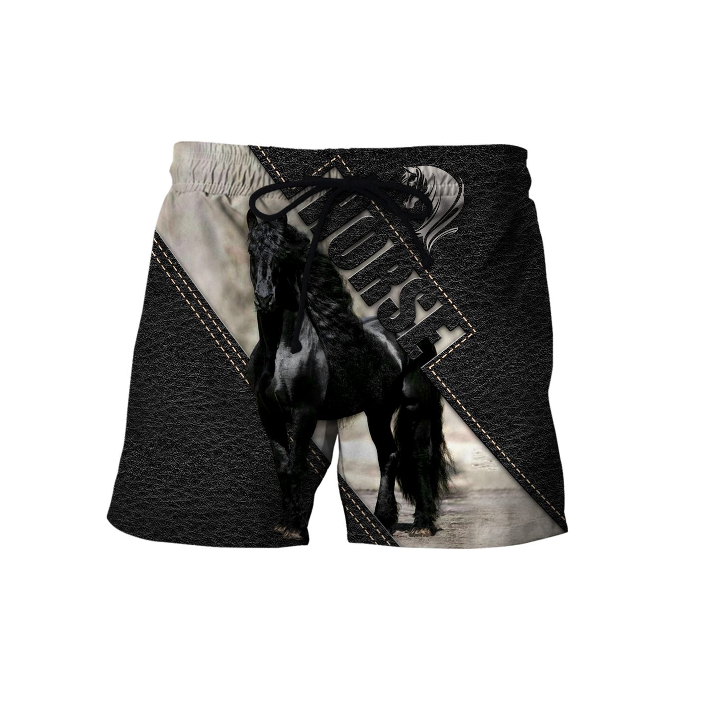 Black Horse 3D All Over Printed Hoodie Pi112058XT