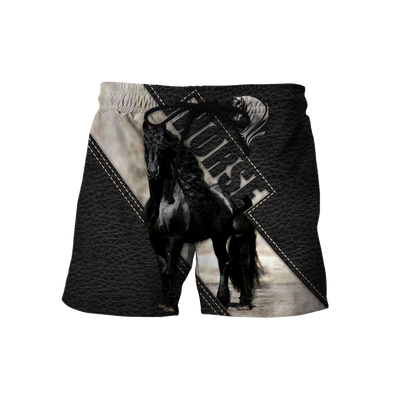Black Horse 3D All Over Printed Hoodie Pi112058XT