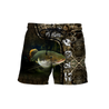 Custom name Catfish Fishing water camo 3D print shirts