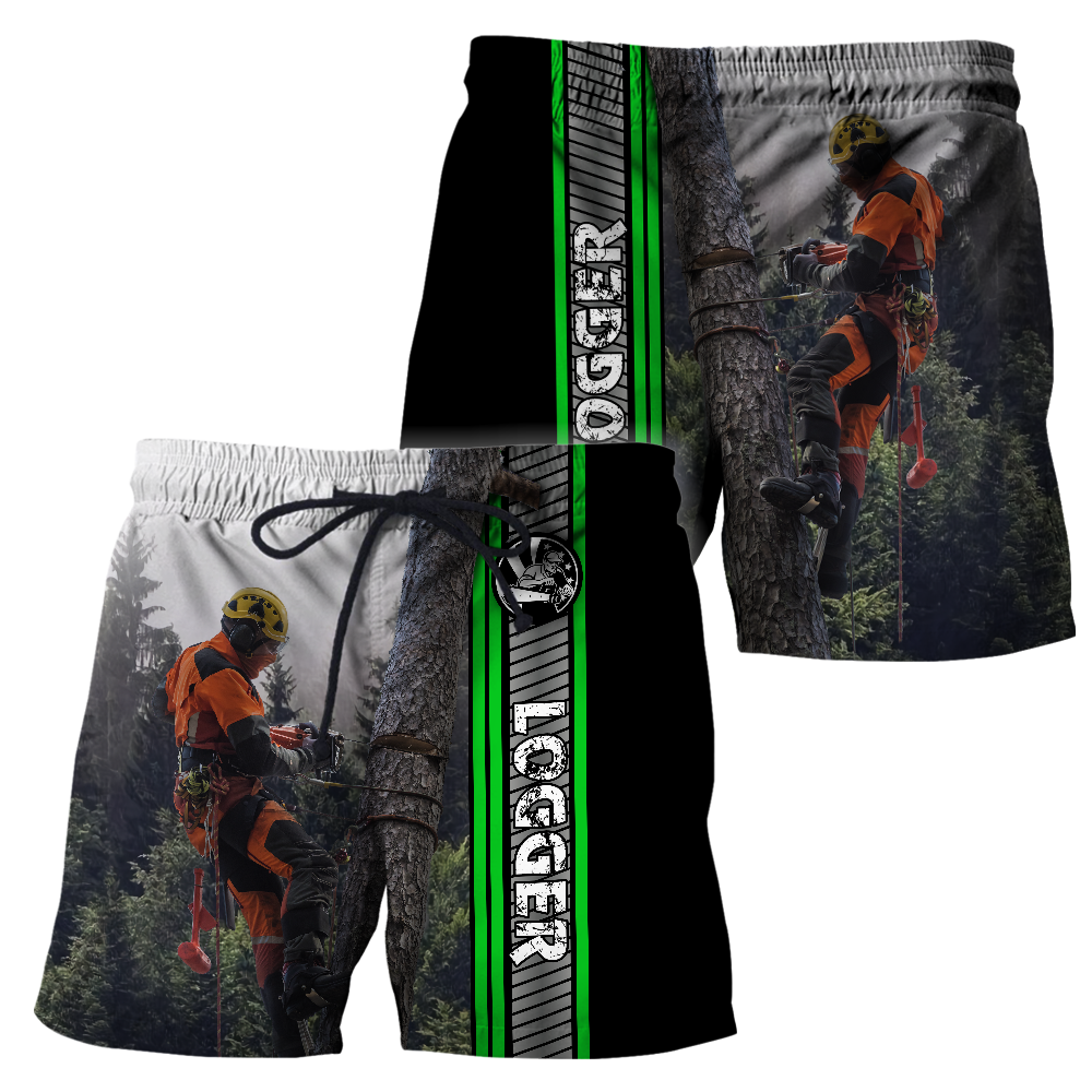 Premium Personalized Unisex 3D Printed Logger Shirts MEI