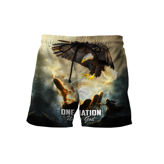 One Nation Under God  3D All Over Printed Unisex Shirts