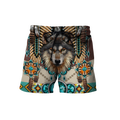 Premium Wolf Native American 3D All Over Printed Unisex Shirts