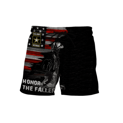 Honor the Fallen US Veteran Personalized Name 3D All Over Printed Hoodie DD26052104