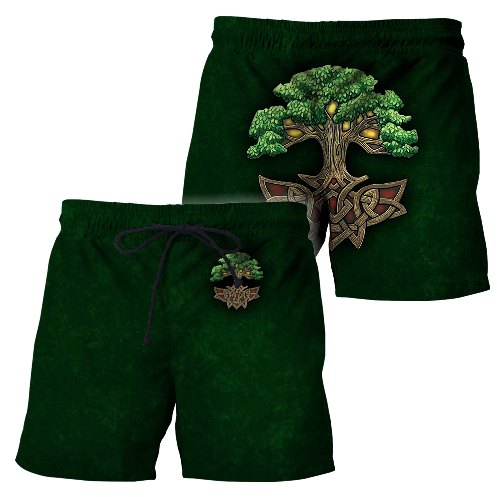 Irish tree of life St.Patrick day 3d hoodie shirt for men and women custom name