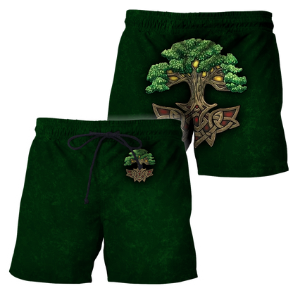 Irish tree of life St.Patrick day 3d hoodie shirt for men and women custom name