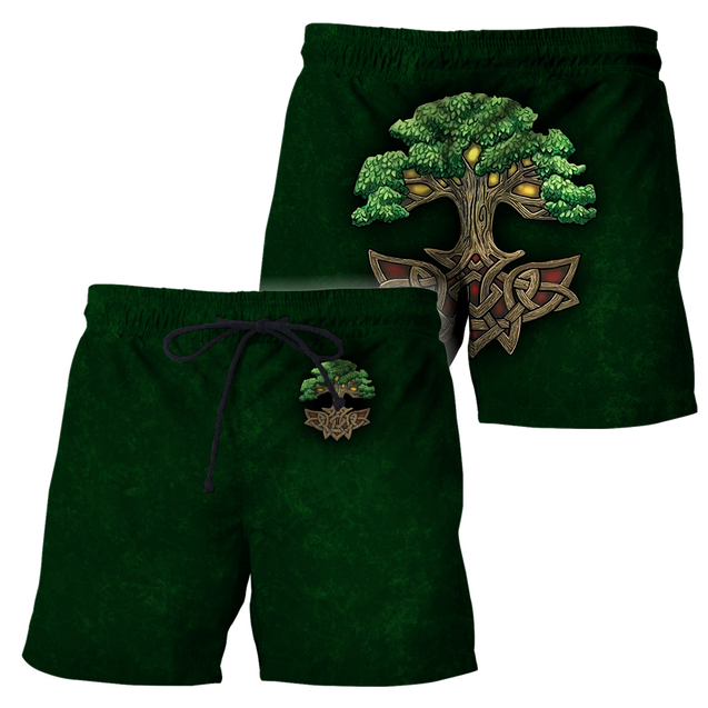 Irish tree of life St.Patrick day 3d hoodie shirt for men and women custom name