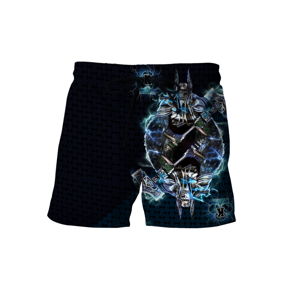 Thor The True King Vikings All Over Printed Unisex Deluxe Hoodie ML