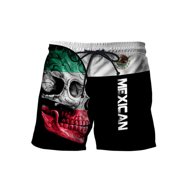 Mexican Skull 3D All Over Printed Unisex Shirts