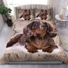 Dachshund Love Bedding Set SU040501-Quilt-SUN-King-Vibe Cosy™