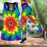 Colorful Hippie Peace Combo Legging + Tank SU200303-Apparel-SUN-S-S-Vibe Cosy™