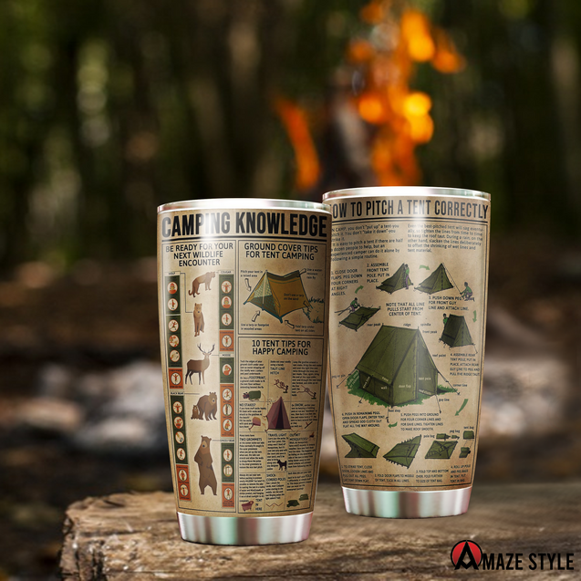 Camping Knowledge Limited by SUN Tumbler 20 Oz SU240303-SUN-Vibe Cosy™