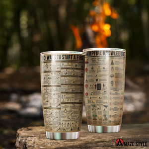 Campfire Knowledge Limited by SUN Tumbler 20 Oz SU240308-SUN-Vibe Cosy™