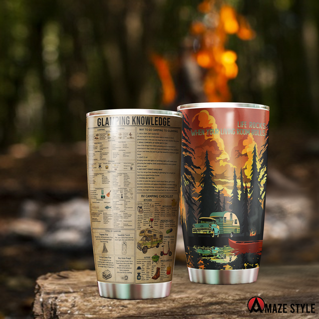 Glamping Knowledge Limited by SUN Tumbler 20 Oz SU240309-SUN-Vibe Cosy™