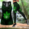 Hippie Green Combo Legging + Tank Limited by SUN SU270301-Apparel-SUN-S-S-Vibe Cosy™